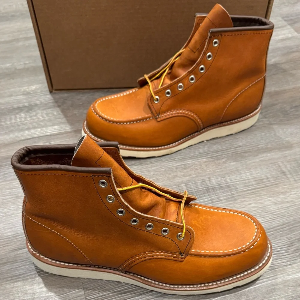 Red Wing Heritage 6” Moc Toe Oro Legacy Leather Boots 875